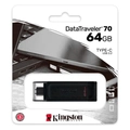 Pen Drive Kingston 64gb Padrão Usb-c - Dt70/64gbi