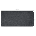 Mouse Pad Desk Mat Pcyes Exclusive Pro Dark Gray 900x420mm Pcyes - Pmpexpdg