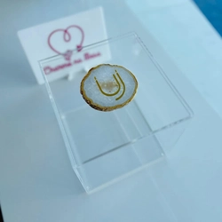 Caixa Seringas da Semana Ágata Natural - Logo inicial ou desenho