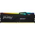 Memória DDR5 16GB 5200Mhz Kingston Fury Beast RGB Preto - KF552C40BBA-16