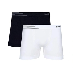 Kit 2 Cuecas Boxer em Microfibra Sem Costura - (Lupo) 0908