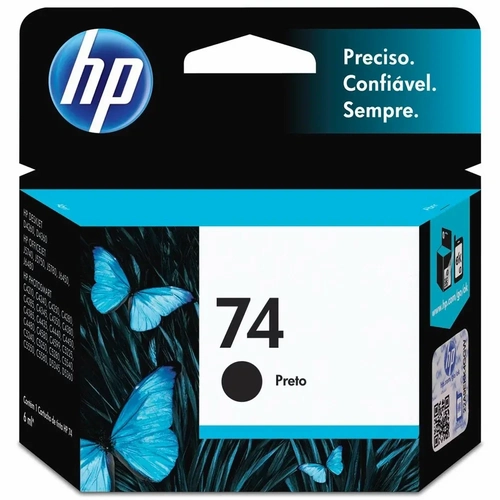 Cartucho de Tinta 74 Preto - CB335WL - HP