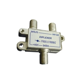 Diplexer Vhf+uhf E Satelite C/pas. Dc Pqdi6500  Proeletronic