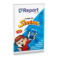 Papel Sulfite Senninha A4 75g Pacote com 100 Folhas Branco Report Suzano