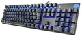 Teclado Mecânico HP Gamer USB GK400F Preto - Layout ABNT2 Switch Blue