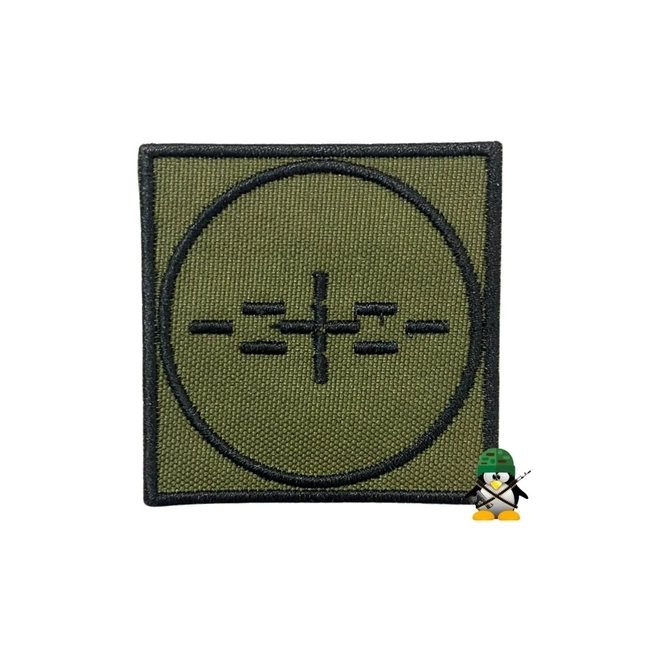 Distintivo de Bolso Bordado de Baixa Visibilidade (Atirador de Sistemas de Armas de Viaturas Blindadas ou Mecanizadas)