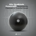 Bola de Pilates Suíça 65cm Para Exercícios Fortalecimento Muscular Tecnologia Anti Estouro EssenceFit