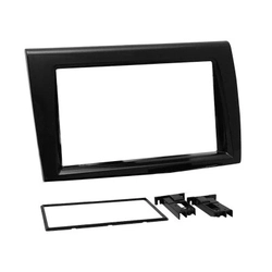 Moldura Fiamon  2 Din Fiat Bravo 12/ 14 Preta