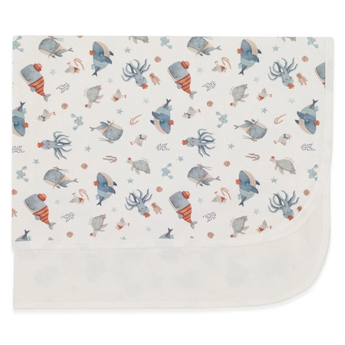 Manta com Forro Avulsa Estampado Masculina – Mar