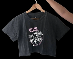 Cropped Stone Manga Curta “Jeitão da Roça”