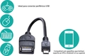 Adaptador Usb Fêmea para Micro Usb Com Função Otg Ufmu-otg
