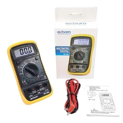 Multímetro Digital Profissional Multiteste Md-200l Com Bipe Exbom