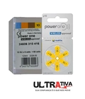 Bateria Auditiva 10 - Power One 1,45V. cartela com 6 unidades.