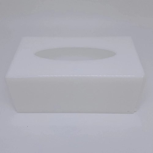 Caixa Luvas/Papel/máscara branca - Logo alto relevo inicial ou desenho