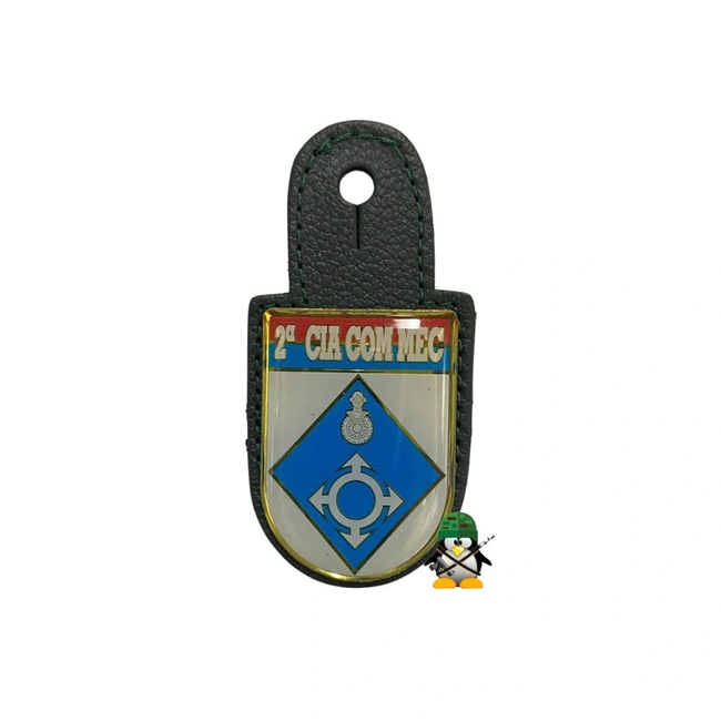 Distintivo de Bolso 2ª CIA COM MEC (Pirulito - Masculino)