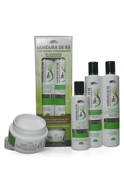 Kit Reconstrutor Capilar Profissional Gordura de Rã e Biotina Alquimia Cosméticos