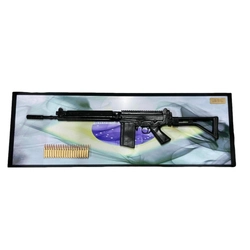 Quadro Moldura Decorativa - (Fuzil Parafal)