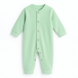 Macacão Soft Abertura Botão Liso