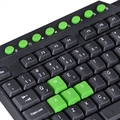 Teclado Gamer Vinik Vx Gaming Dragon V2 Preto Com Verde - Gt104