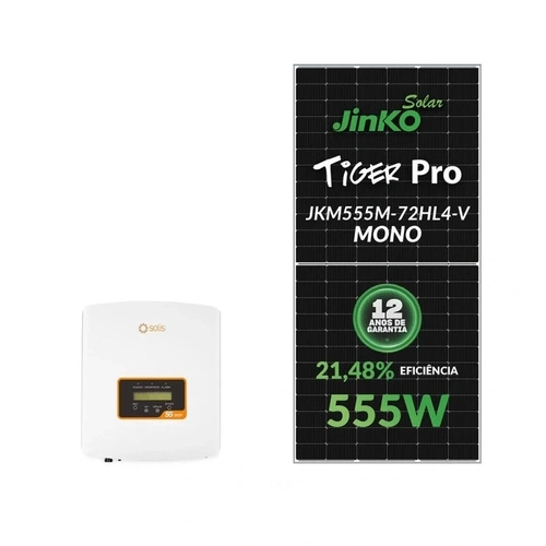 Gerador Solar Solis 3,33 Kwp Mon. 220v Fibromadeira (3k/555w)