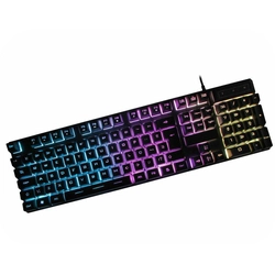 Teclado Semi Mecânico K-MEX Rainbow Gaming Master - KMA628U0001B0X