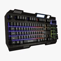 Teclado Gamer Semi Mecanico Rgb Teclas Multimidia 19 Teclas Anti-Ghosting Mj60 Hoopson