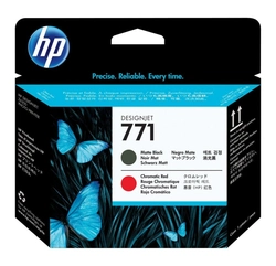 Cabeça De Impressão Hp 771a Preto Fosco/vermelho Pluk Ce017a