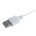 Cabo Usb-a 2.0 x Usb-c Pcyes 1 Metro Branco - Puacb-01