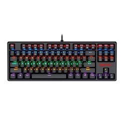 Teclado Gamer Mecânico Redragon Daksa Switch Vermelho Rainbow - K576R-PT-RED