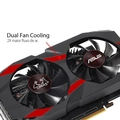 Placa de Video Asus GeForce GTX 1050 Ti Dual OC CERBERUS, 4GB, GDDR5, 128Bit, CERBERUS-GTX1050TI-O4G