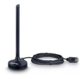 Antena Tv Digital Hdtv 4k Fm Dtv 100p Aquário 2,5m Preto