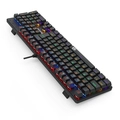 Teclado Gamer Redragon Valheim K608, Full Size, Iluminação Rainbow, Switch Blue, ABNT2, Preto