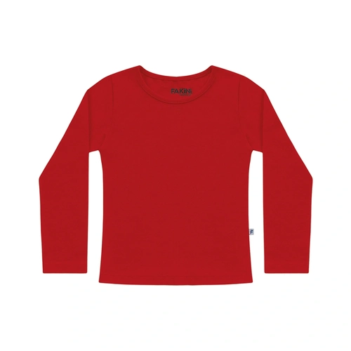 Camiseta Manga Longa Básica Fakini - Feminina