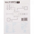 Kit 3 Coolers Aerocool Saturn 12 Pro Argb + Hub + Controle