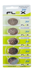 CR2450 Flex - 3V Lithium cartela c/5un.