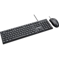 Kit Mouse e Teclado Fortrek C13 Office USB Preto - 84936