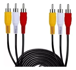 Cabo Rca Audio E Video Rca Av Tv A Cabo - usado