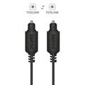 Cabo de Audio Optico Digital Toslink Macho 1m - Pod-1