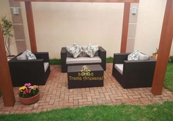 Jogo de sofá Natal Acompanha 2 Poltronas + 1 Sofa 2 lugares + mesa de centro