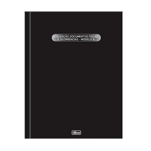 Livro Registro Documentos Fiscais E Ocorrências Capa Dura Modelo 6 50 Folhas Tilibra