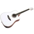 Violão Strinberg Cd40 Aço Eletroacústico White Sparkle