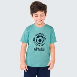 Camiseta Manga Curta Football Verde Hering - Masculina
