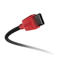 Cabo Nintendo Switch e Celular Carregamento Usb a 2.0  Macho P/ Usb Tipo-c - Vermelho - 3 Metros - Nylon - Cbpy03v