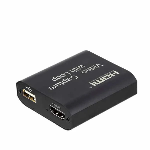 Adaptador Placa Captura Usb 2.0 P/ Hdmi (with Loop) Ref. Uv-04