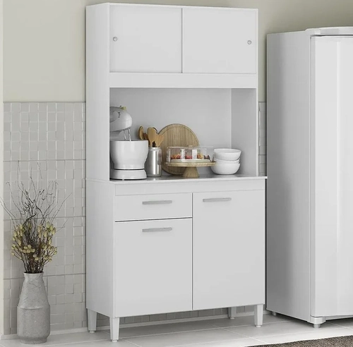 ARMÁRIO DE COZINHA KIT CEARA 4P 1G
