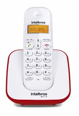 TELEFONE SEM FIO TS3110 VERMELHO/BRANCO