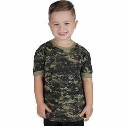Camiseta Infantil Soldier Digital Pantano (Bélica)