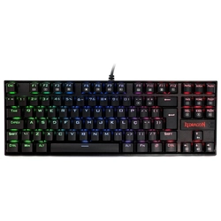 Teclado Gamer Mecânico Redragon Kumara Switch Azul RGB - K552RGB-1 PT-BLUE