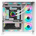 Gabinete Gamer K-Mex Aquario Ghost Shark Branco ATX Vidro Temperado Sem Fan - CGW2J1RH002CB0X