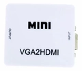 Adaptador Conversor De Vga2hdmi Para Hdmi Som Áudio